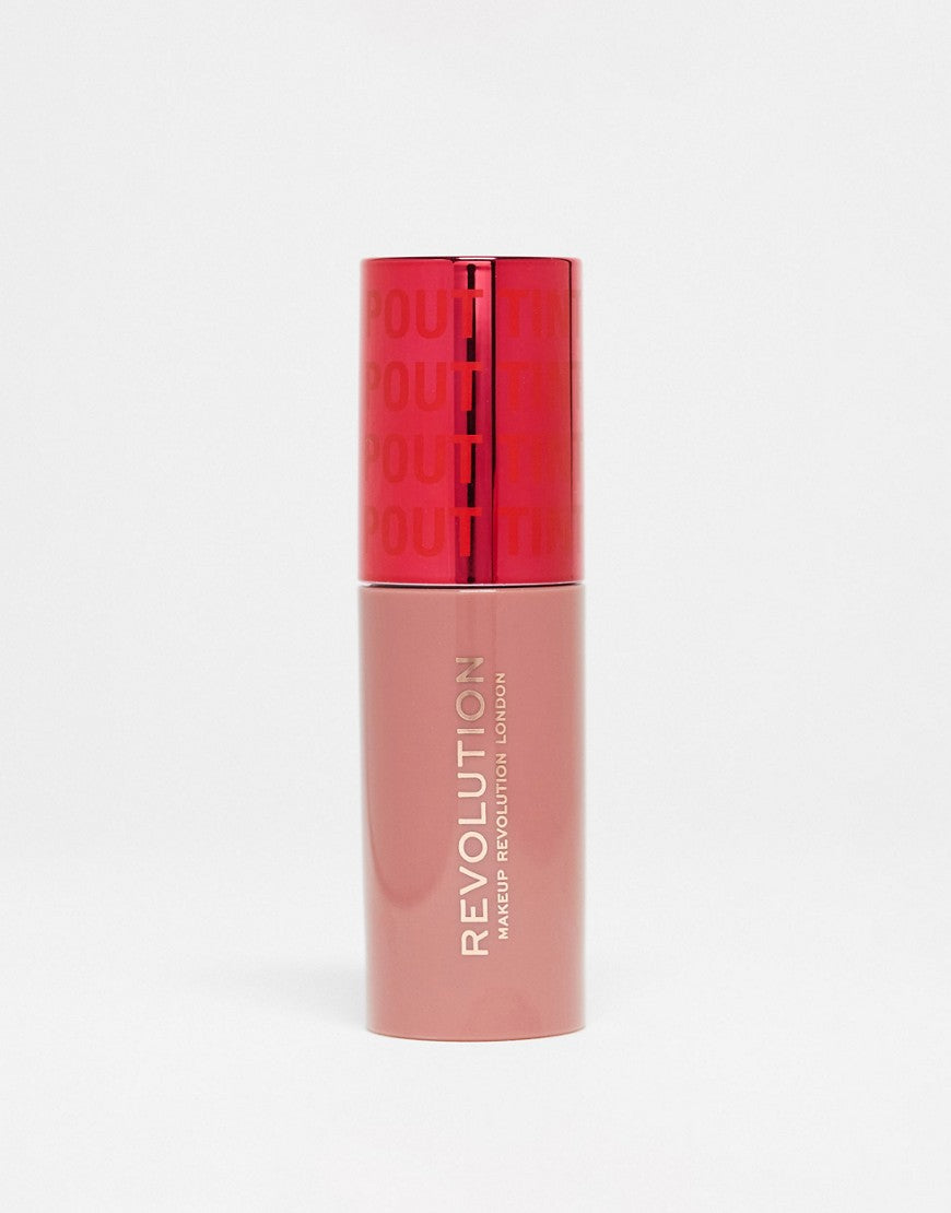 Makeup Revolution Pout Tint Lip Gloss with Moisturising Effect Shade Nude Dreams 3 Ml - Bellso